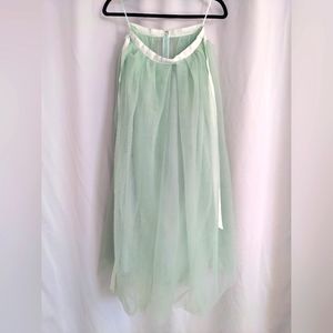 Mint green JCrew tulle ball skirt